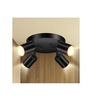 gün ışığı LED ampullü metal dörtlü hareketli. LED avize LED spot