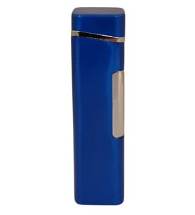 PremiumQuality Mavi Tek Torch Pürmüz Metal Puro Çakmağı