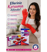 MyClean Temizlik ve Bulaşık Eldiveni Medium No: 8-8.5 M Beden 1 Çift
