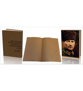 Hobi defteri / Kraft kağıt anı defteri / Nostaljik Defter