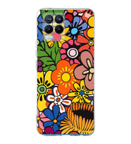 PrintiFy Realme 8 Pro  ile Uyumlu 1mm Slim Fit Retro Renkler 2 Baskılı Şeffaf  Kılıf