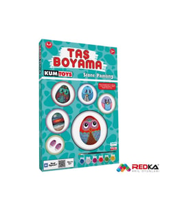 Taş Boyama Seti Kumtoys Taş Boyama Seti