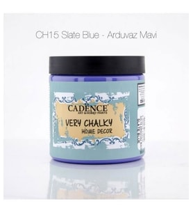 Cadence Very Chalky Home Decor Mobilya Boyası 500 ml. CH-15 ARDUVAZ MAVİ 