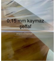 0,15 mm net görüntü pvc naylon muşamba masa örtüsü Şeffaf 100 x 140