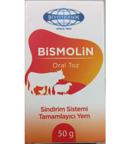 SİNDİRİM SİSTEMİ TAMAMLAYICI YEM   ORAL TOZ   50 g