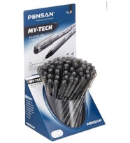 Pensan Tükenmez Kalem My-Tech 1.0 MM Siyah (60'Lı Paket)