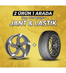 Togg T10x Uyumlu Momo225/60R18 Dört Mevsim Lastiği 4 Adet Yılı:2025+DY1708 MGMD 18"Jant 4 Adet