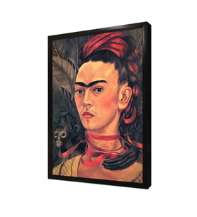 Frida Kahlo Portre Çerçeveli Mdf Tablo