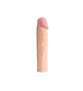 3,5 cm Dolgulu Realistik Penis Kılıfı