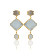 Kadir Jewellery 22 Ayar Altın Kaplama Kadın Sallantılı Küpe -El İşçiliği Ve Hipoalerjenik Küpe