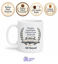 Okul Müdürü Disiplin Sağlayan Yönetici Masası Kupa Bardak Hediye