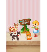 Çiftlik Konseptli Farm OneBaby Ayaklı Pano Seti ( Masa Üstü ) ** Kalın Kağıt