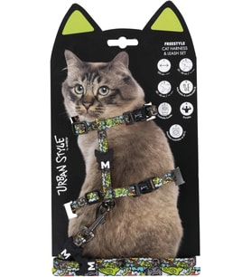 Urban Style Freestyle Multicolor Kedi Göğüs Tasması Set