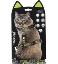 Urban Style Freestyle Multicolor Kedi Göğüs Tasması Set