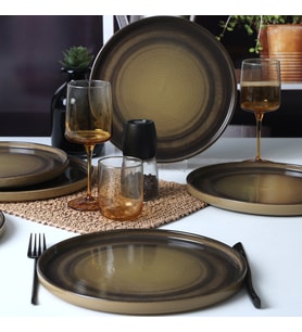 Keramika Vintage Vibe Stackable Servis Tabağı 27 Cm 6 Adet 21781