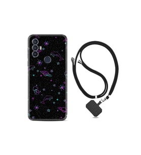 30 Se Kılıf Ipli Boyun Askılı Desenli Silikon Galaxy Yunus Göz 1860