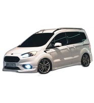 Ford Courier (2018 - 2023) Custom Style Ön Ek (Plastik)