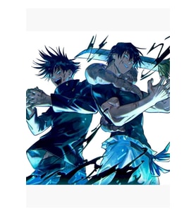 Megumi X Toji Fushiguro Tablo Ahşap Poster Dekoratif