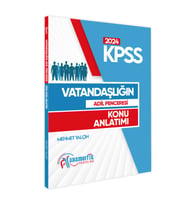 2024 Anamorfik Yayınları KPSS Vatandaşlığın Adil Penceresi Görsel Destekli Konu  (Beyaz)