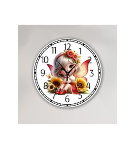bilge Tasarım Çocuk Odası Duvar Saati 30 x 30 CM (Karışık)