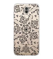 Huawei Mate 10 Lite  Kamera korumalı Kapak Nostalji Desen Tasarımlı  Şeffaf Kılıf