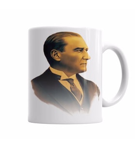 mustafa kemal atatürk  4 Kupa Bardak Porselen