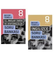 TUDEM YAYINLARI 8.SINIF LGS BECERİ TEMELLİ T.C İNKİLAP TARİHİ - İNGİLİZCE SORU BANKASI