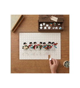 Kardan Adamlar Tasarımı 240 parça Ahşap Puzzle Ahşap Kutuda MP10324