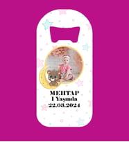 Kişiye Özel Resimli İsimli Ay Gökyüzü Magnet Açacak