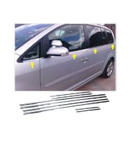 VW Touran Krom Cam Çıtası 8 prç. 2003-2009 P. Çelik