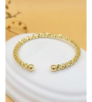 Gold Işıltılı Örgü Açık Bileklik