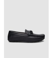 %100 Hakiki Deri Siyah Tokalı Erkek Loafer
