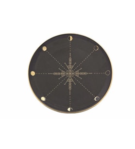 Porland Night Magic Desen4  Düz Tabak 20 cm 04ALM005344