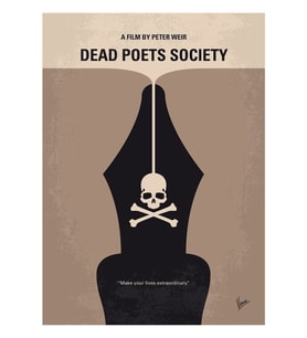 No486- Dead Poets Society Tablo Ahşap Poster Dekoratif