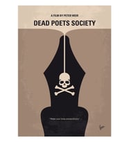 No486- Dead Poets Society Tablo Ahşap Poster Dekoratif