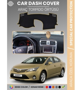 TOYOTA AVENSIS T27 (2009-2018) Torpido Örtüsü Ön Göğüs Koruma Tam Uyum Çatlamayı Önler