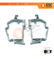 Mercedes W210 S210 W202 S202 W140 için Yan Dikiz Ayna Katlanır Destek Metal Çerçeve Braketi Sağ Sol