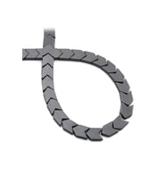 Hematit Taşı Çavuş Kesim Parlak Füme 8x8mm Doğal Taş Dizi