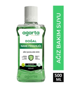 Agarta Ağız Bakım Suyu Ferah Nefes Alkolsüz 500 Ml