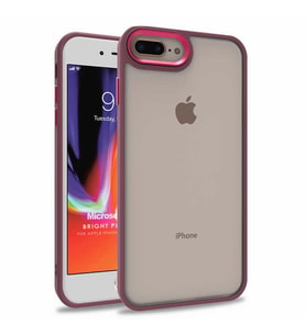 Microsonic Apple iPhone 7 Plus Kılıf Bright Planet Kırmızı