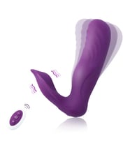 FEBIA Kablosuz Kumandalı G-Spot ve Klitoris Uyarıcı Külot İçi Giyilebilir 2 in 1 Vibratör