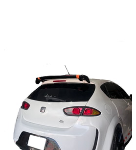 Seat Leon ( 2006 - 2012 ) Üniversal Plastik BOYASIZ Spoiler