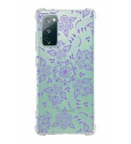 Samsung Galaxy S20 Fe  Köşe Korumalı Antişok Kapak Nostalji Desen Tasarımlı Şeffaf  Kılıf