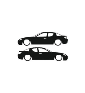 Otomobil Tasarım Oto Sticker Model 20 Siyah 16*6 Cm