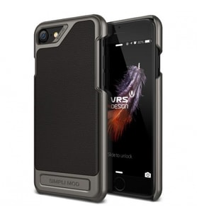 VRS Design iPhone 8 / 7 ile Uyumlu Simpli Mod Kılıf Black (Siyah)