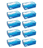 Dolphin Tek Kullanımlık Lateks Mavi Pudrasız Nitril Muayne Eldiveni Medium Orta Boy - 100'lü 10 Paket
