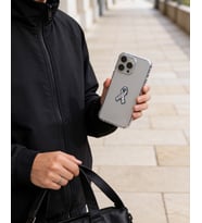 Filistin Kefiye Modeli Telefon Sticker – 3D Metal Tasarım, Arka Süs A300139