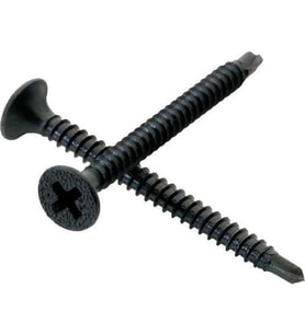 Meridyen Matkap Uçlu Alçıpan Vidası 3.5x45mm Siyah 500 Adet