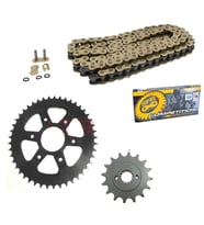 BAJAJ DOMİNAR 400 ORİNGLİ ZİNCİR DİŞLİ SETİ (SFR GOLD ZİNCİR ) ARASMOTO (Siyah)