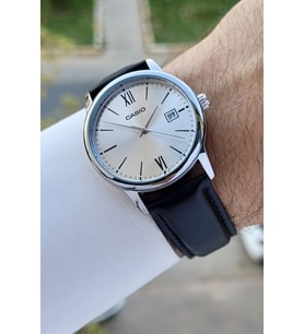 Casio CSISTE122 Kadranı Gümüş Kordonu Siyah Renk Erkek Kol Saati